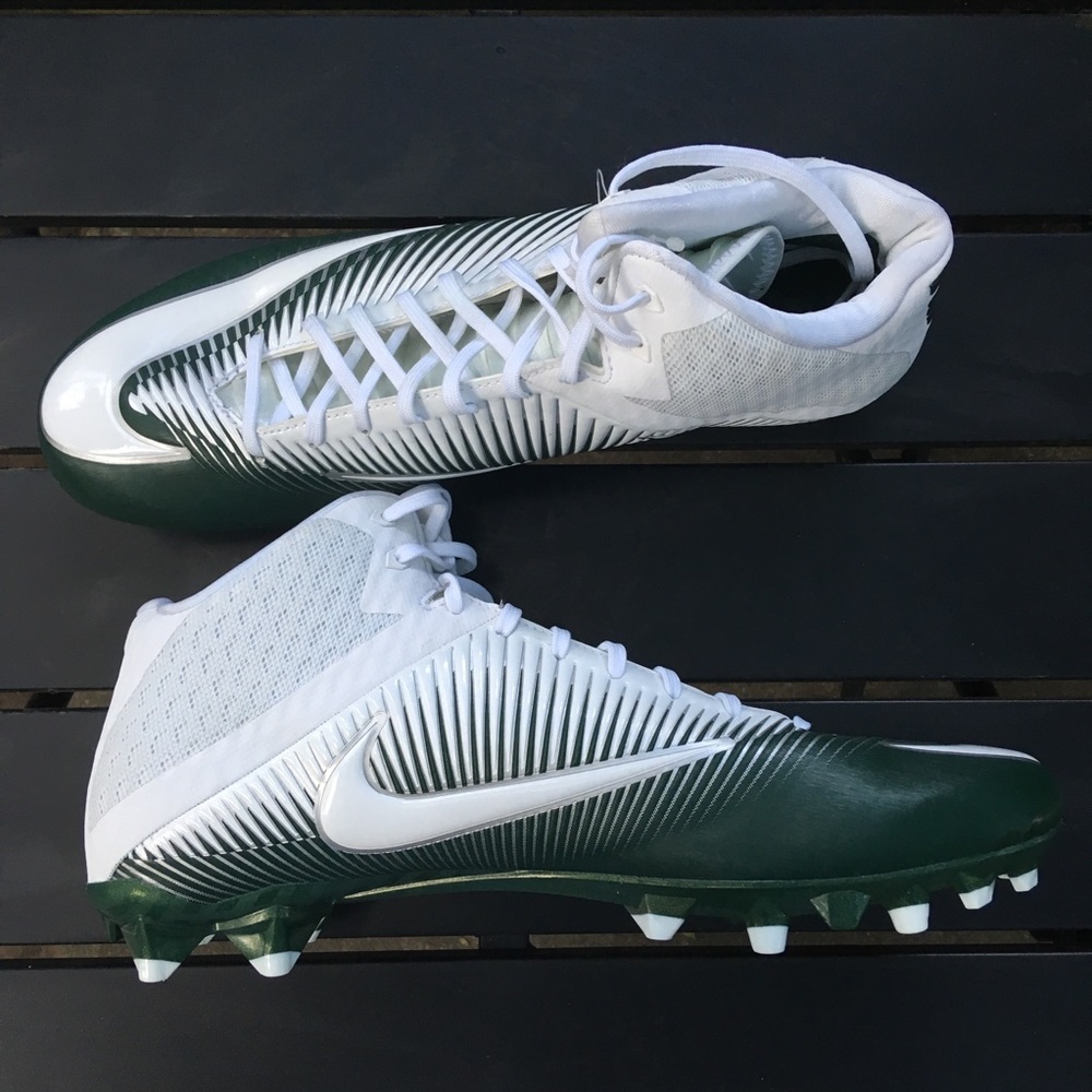 Nike Vapor Speed 3/4 Mid White Football Cleats